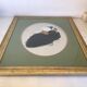 Signed dog painting