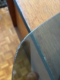 Miroir Veca en verre fumé, Italie 1970