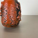 Fat Lava Ceramic Pottery Vase Heinz Siery Carstens Tönnieshof, Germany, 1970s