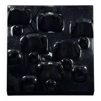 Coat rack in panels by De Pas, D'Urbino & Lomazzi for Longato, Italy, 1967