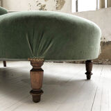 Meridian Napoleon III green velvet