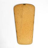 Mid Century mosaic wall mirror with brass frame by Münchner Zierspiegel