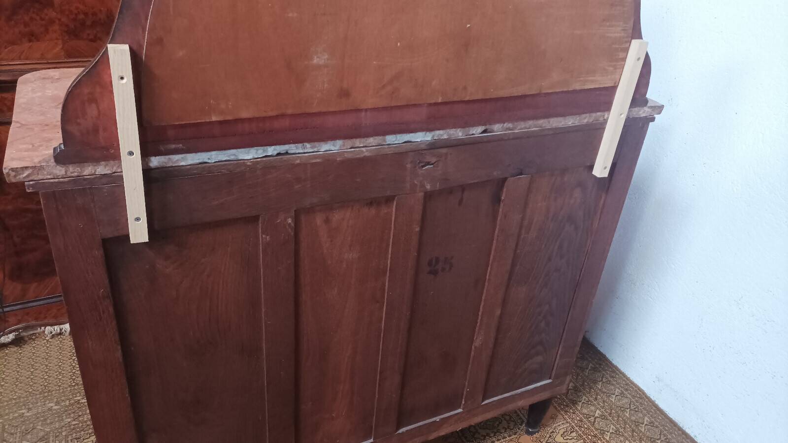 Art Deco walnut burl buffet