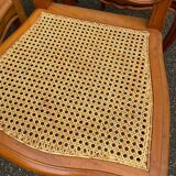 4 Louis XV caned dining chairs from the 20th century.