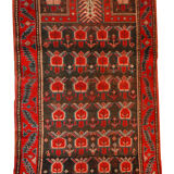 Ancient Caucasian carpet Karabakh handmade 90cm x 153cm 1890s