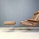 Swing Lounge Chair and Ottoman by Reinhold Adolf and Hans-Jürgen Schräpfer