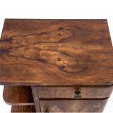 Art deco bedside tables, poland, 1950s