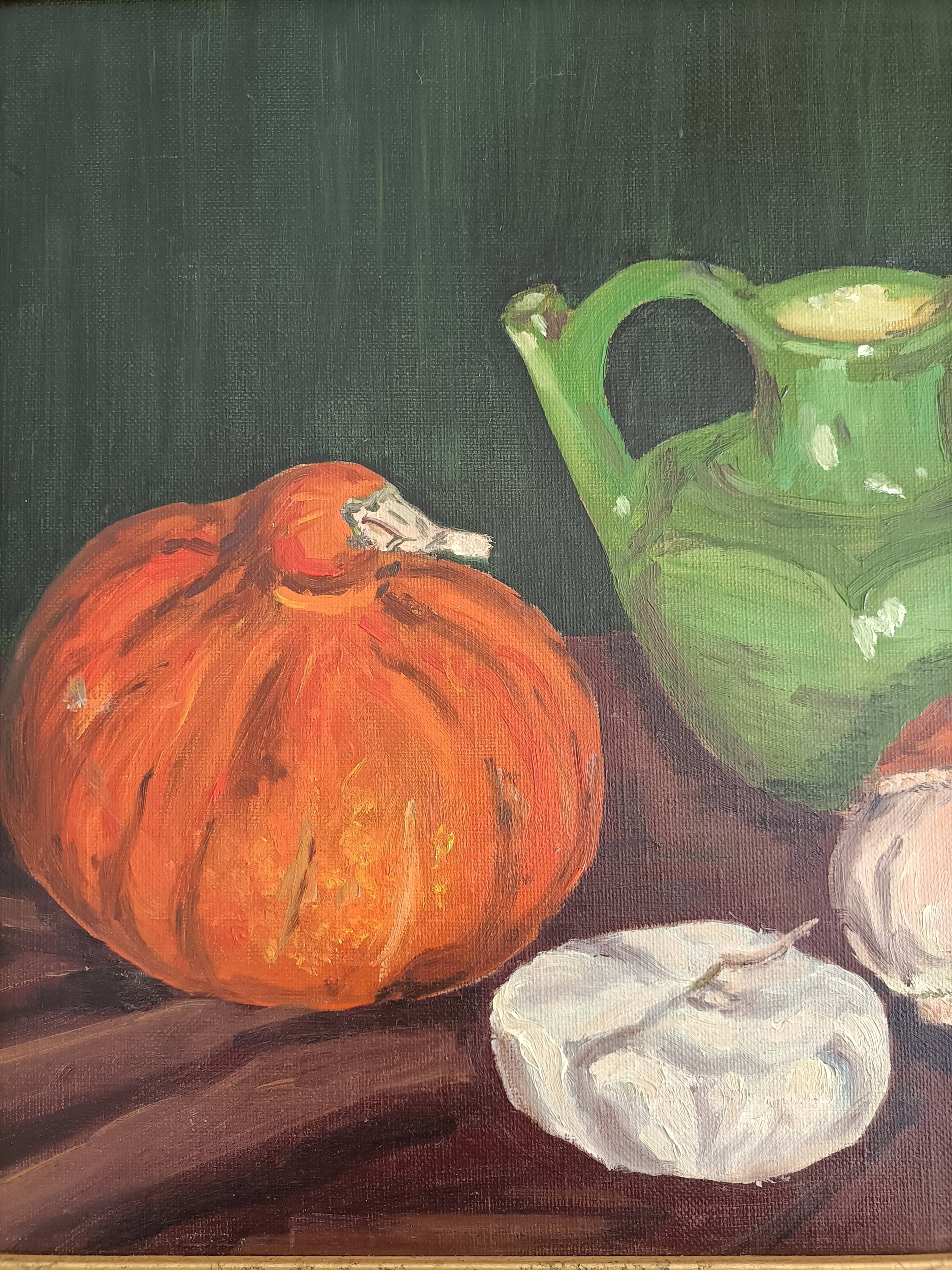 Still life painting signed jacqueline berteaux-dubuc - 1995