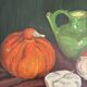 Still life painting signed jacqueline berteaux-dubuc - 1995