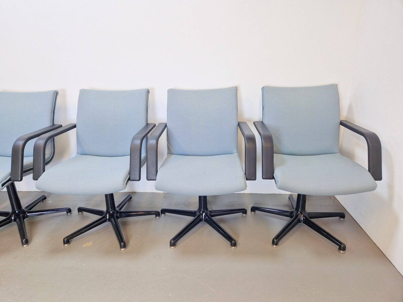 Vintage Michigan Office Chairs by Geoffrey Harcourt for Artifort, 1980s, Set of 6