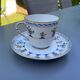 Porcelain coffee service Bernardaud model Chateaubriand Limoges