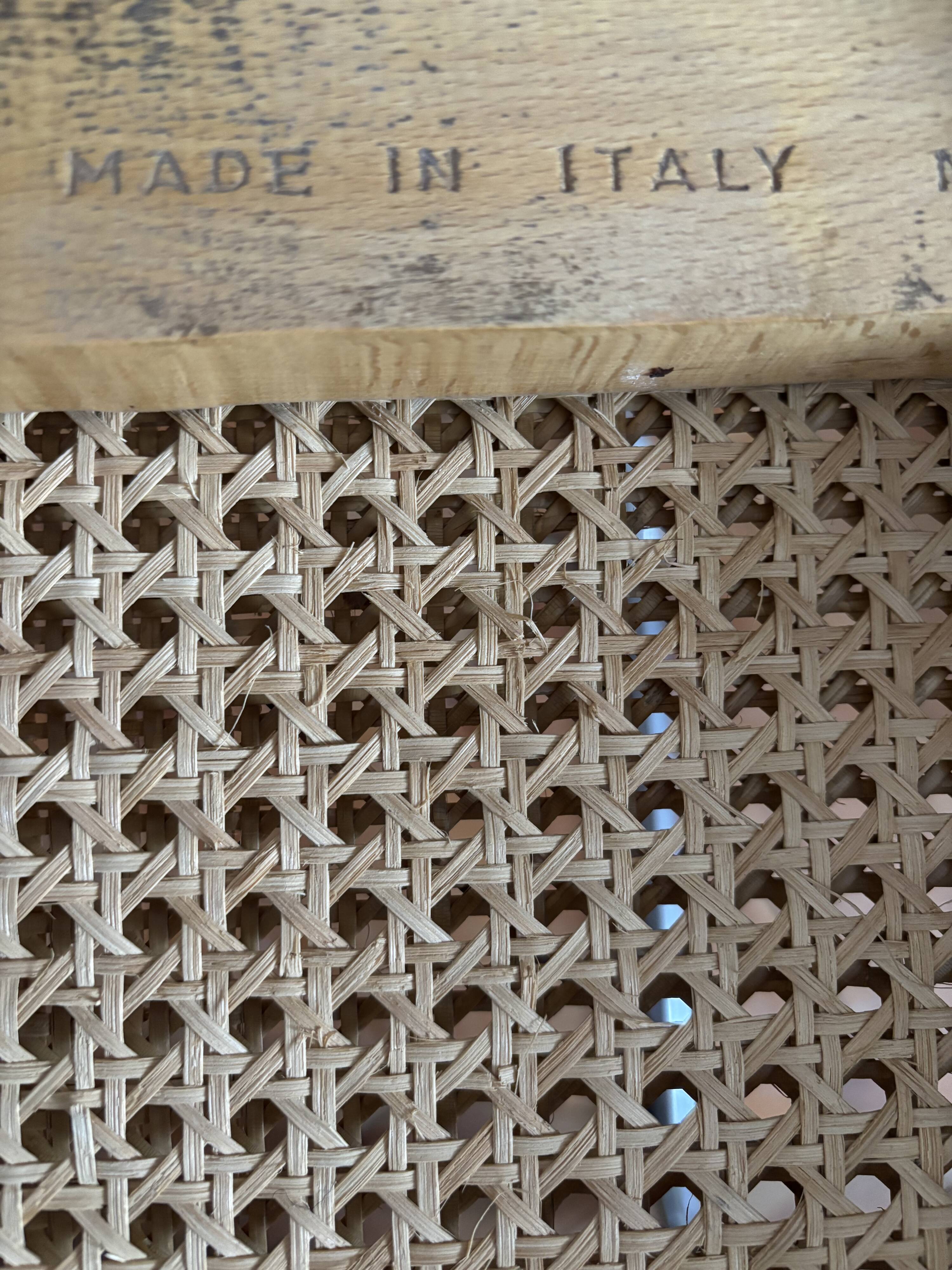 Pair of Cesca Italy caned chairs 1970