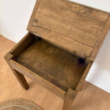 Solid oak school desk