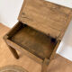 Solid oak school desk
