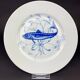 Service of 6 stylised fish dinner plates – Jammet Seignolles