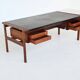 Arne Vodder desk in rosewood and leather Sibast Denmark 1960
