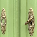 1930s khaki Parisian art deco glass cabinet