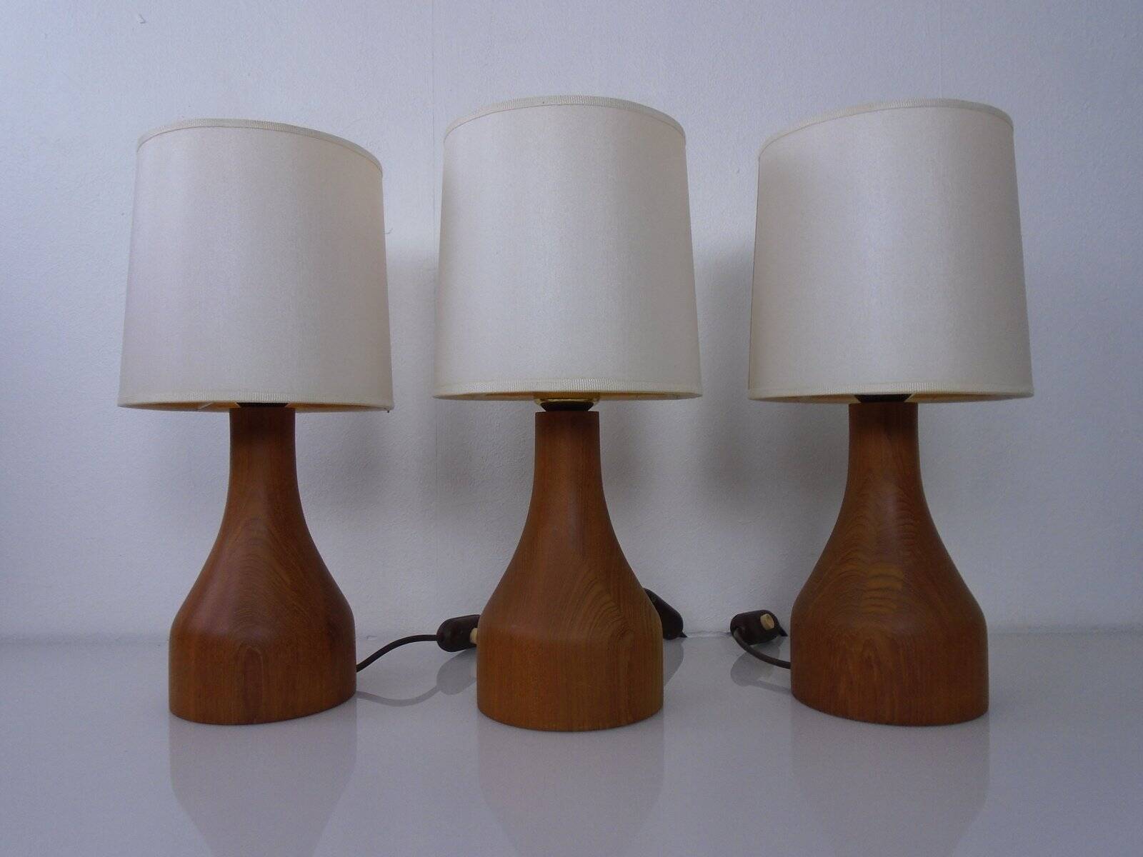 Teak Table Lamp from Domus, 1970s