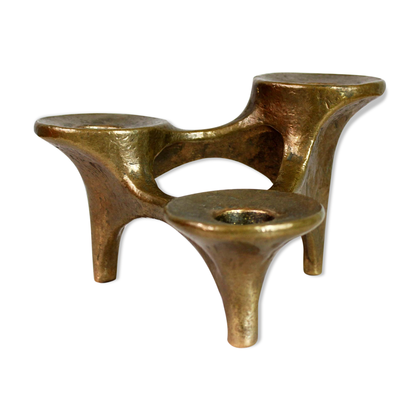 Candlestick brutaliste by Michael Harjes 1960