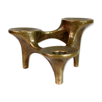 Candlestick brutaliste by Michael Harjes 1960