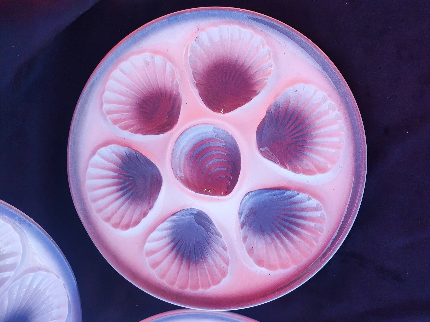 Oyster service 12 people 13 pieces