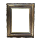 Montparnasse frame carved wood gilded leafing 40 cm x 30 cm