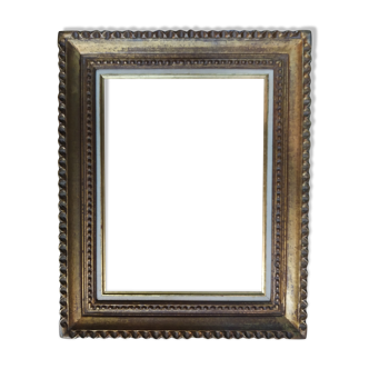 Montparnasse frame carved wood gilded leafing 40 cm x 30 cm