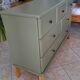 Commode basse vert Thisted