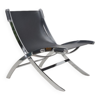 Chaise design 'Scissor' conçue par P. Tuttle & A. Citterio pour Flexform, années 1980