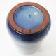 Rogier Vandeweghe, Blue-Glazed Cylindrical Vase for Amphora
