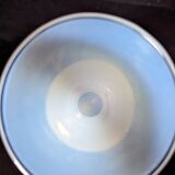Vintage white opalescent glass vase