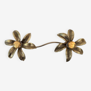 Two-flower wall light by Willy Daro, 1970