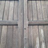 Double entrance door 227x142.2cm oak multi-point lock and its frame