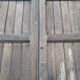 Double entrance door 227x142.2cm oak multi-point lock and frame