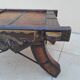 Antique Tibetan coffee table wood copper