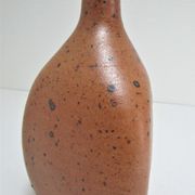 Soliflore vase in pyrite sandstone with three vintage faces