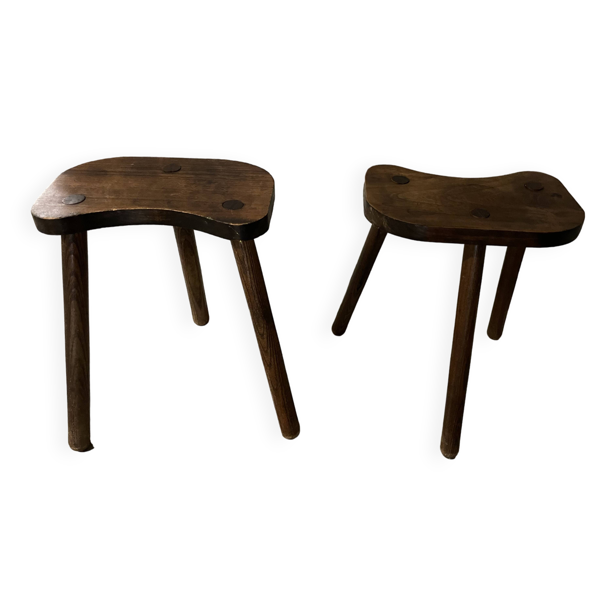 Pair of tripod stools