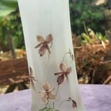 Legras vase, table bouquetier model "violet"