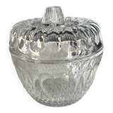 Vintage pressed glass candy box