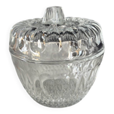 Vintage pressed glass candy box