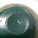 Vase en verre algue à coque verte avec feuille d'or par Tomaso Buzzi pour Venini
