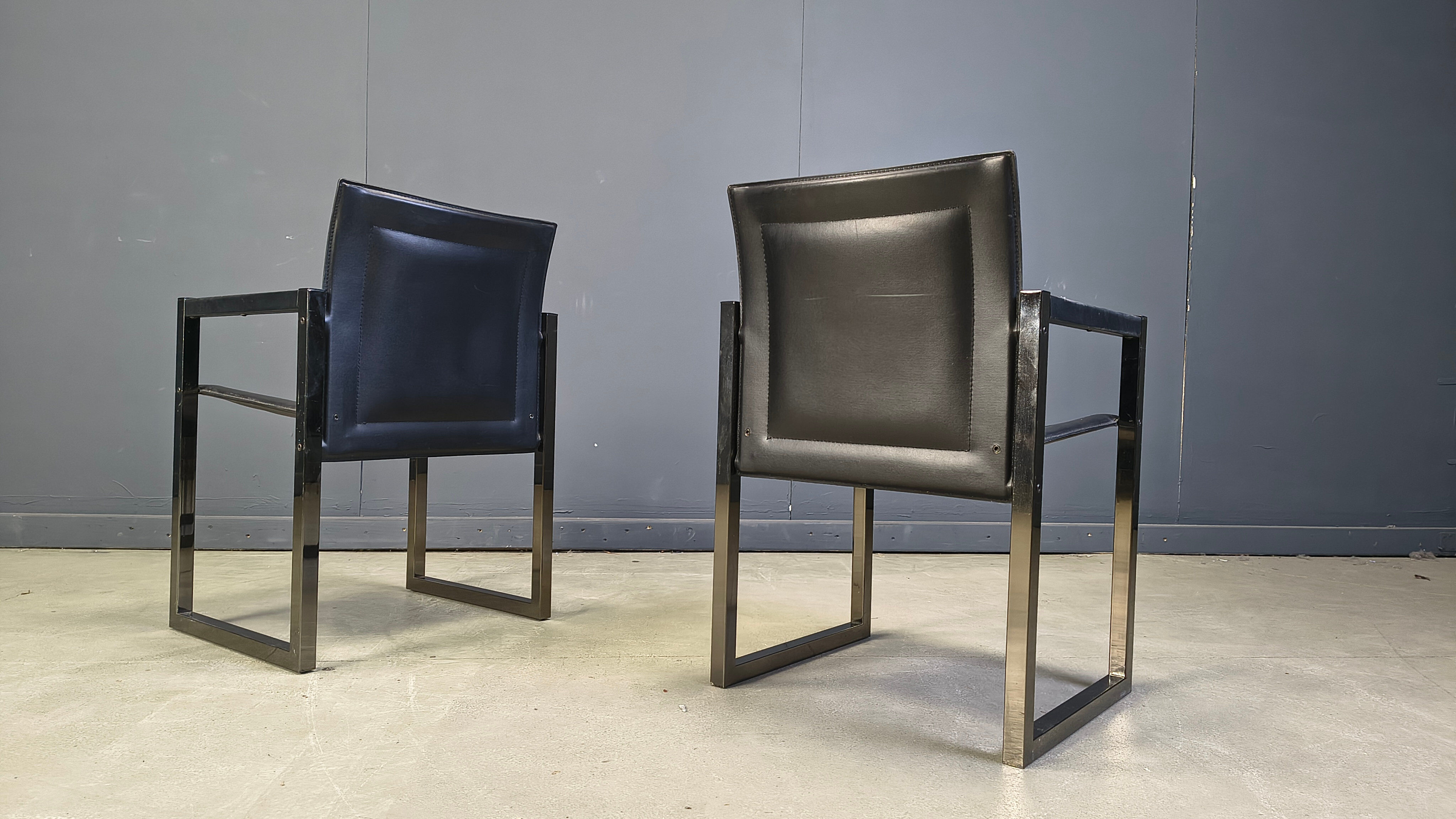 Vintage dining chairs by Arrben, 1980s