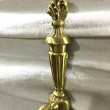 Pair of applique 1 bronze lights