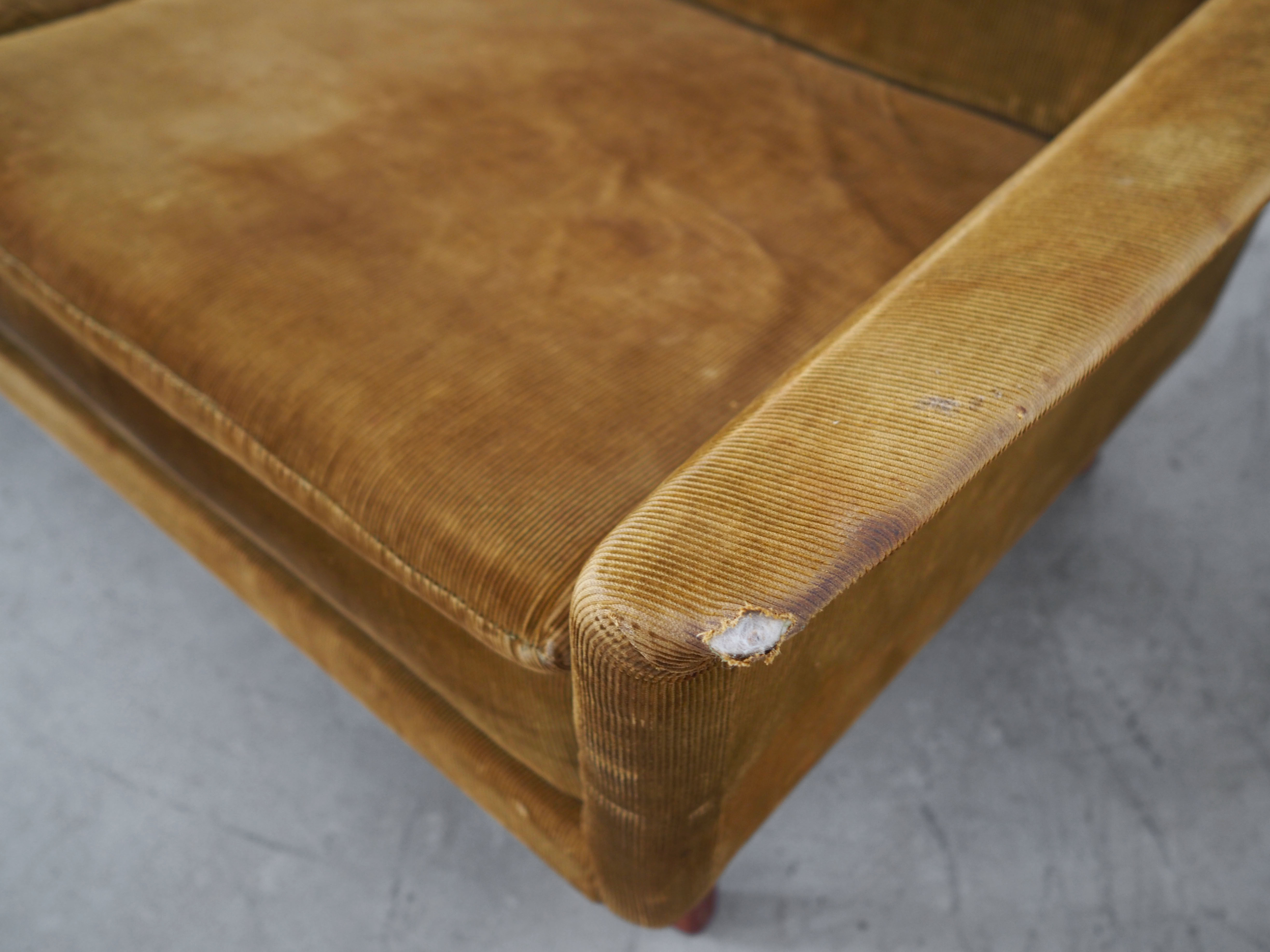 Beech sofa, Scandinavian design, 1960s, designer: Folke Ohlsson, manufacture: Fritz Hansen