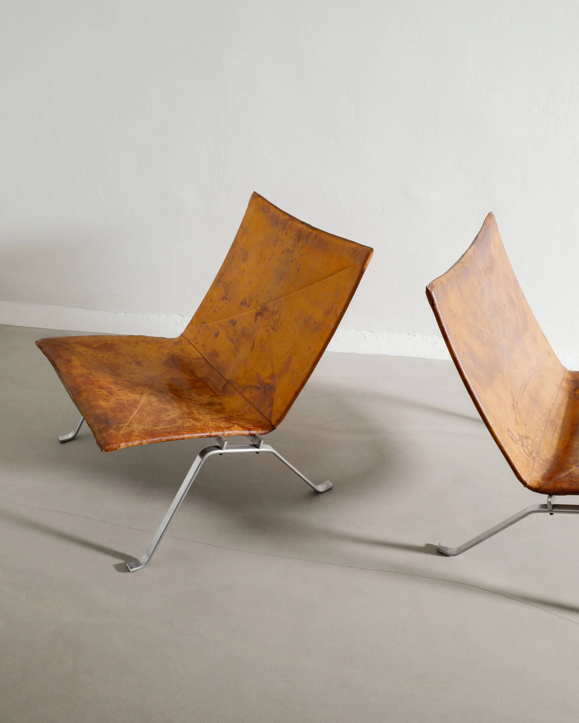 Pair of Vintage Danish "PK-22" Chairs by Poul Kjærholm for E. Kold, 1960s