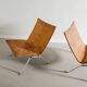 Pair of Vintage Danish "PK-22" Chairs by Poul Kjærholm for E. Kold, 1960s