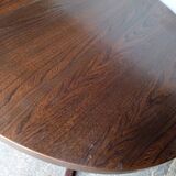 Baumann table + 2 wooden extensions ep 1970