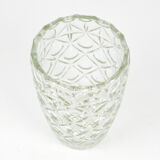 "Karo" glass vase, Huta Szkła Hortensja, Poland, 1970s