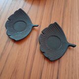 Japanese teapot cast iron cups and saucers