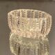Oblong crystal salt dish